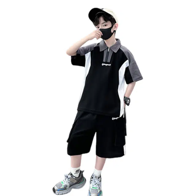 浪莎休闲运动套装 舒适亲肤简约耐磨 儿童款