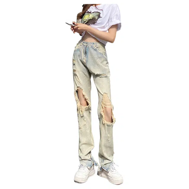 JUFU 2024 Cargo Jeans Black Grey