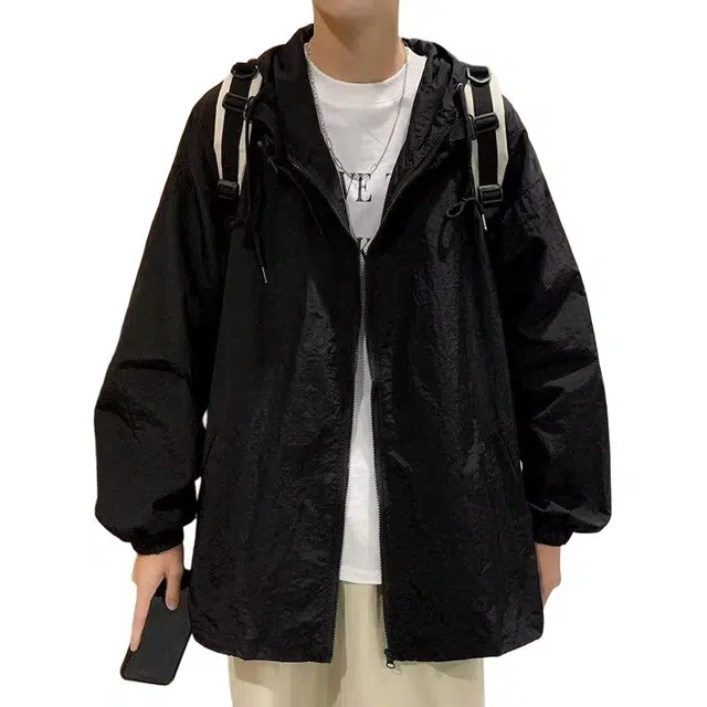 木木兔 薄款户外钓鱼服透气外套潮防晒服 男款
