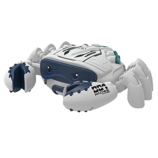 图米鱼 电动万向爬行螃蟹 灯光可喷雾 早教益智玩具