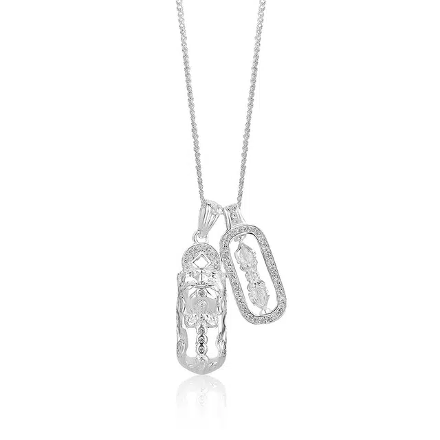 克兰茜 新中式招财貔貅降魔杵 个性锁骨链 简约大气国潮 平安顺遂 八方来财 时来好运 铜 项链 男女同款情侣款