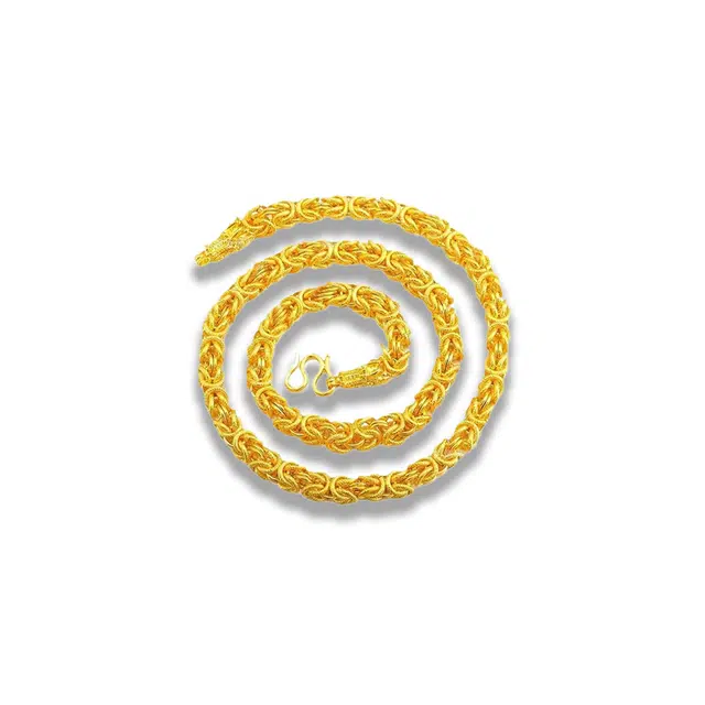 大唐国鼎 布纹龙小众时尚简约设计潮酷个性小众高级感森系高级感财运 好运 合金 项链 男款