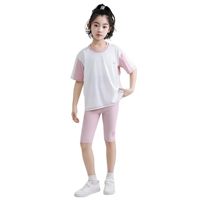 大童 憨憨象 舒适柔软亲肤透气休闲运动套装