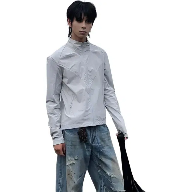 黑马漫画 网眼速干舒适百搭简约防晒服 男女同款
