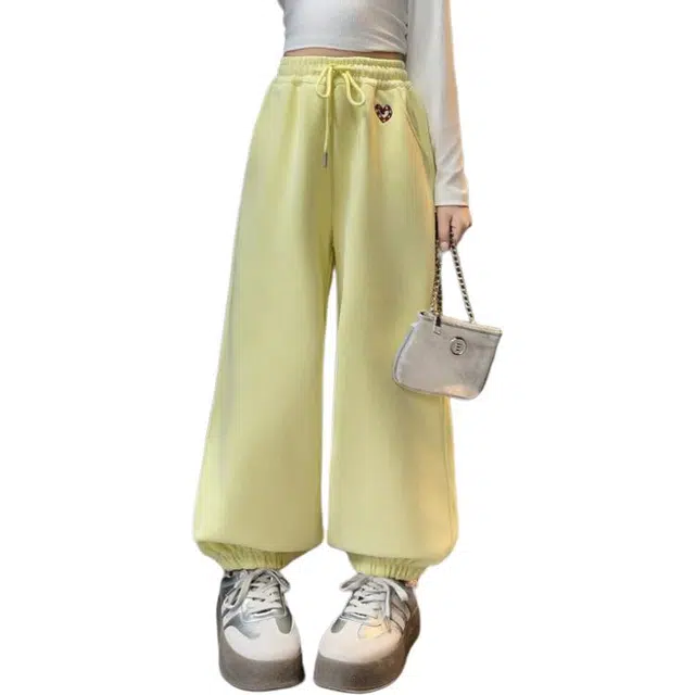 俞兆林长裤 系带洋气舒适简约 青少年