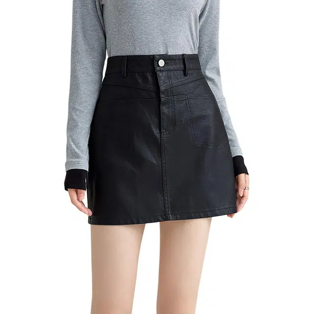 法文箱子 百搭舒适气质通勤休闲短裙 女款