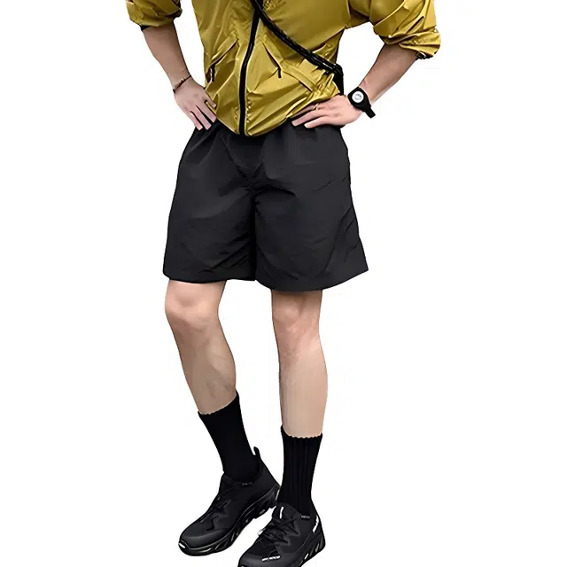 单爵 美式复古时尚舒适百搭简约户外潮流休闲短裤 男女同款