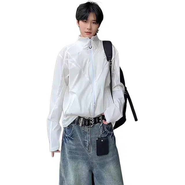 单爵 立领潮流设计感高级感小众时髦防晒服 男女同款