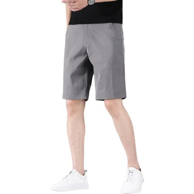 吉肯蒂 薄款舒适简约时尚百搭休闲短裤 男款