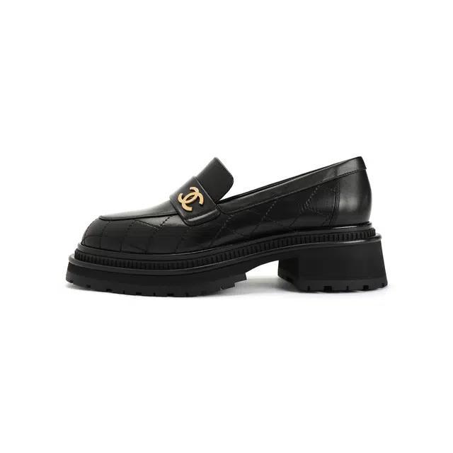 Chanel Loafers Black