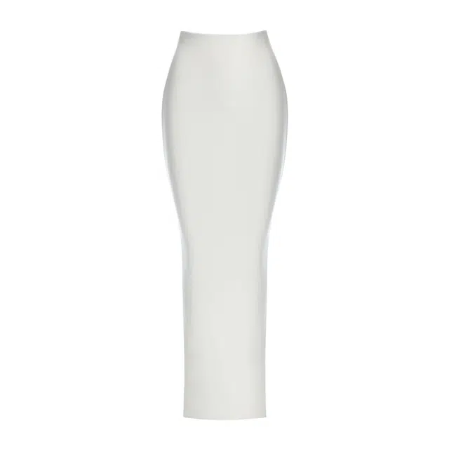 NAKED WARDROBE Butter Contour Maxi Skirt Butter