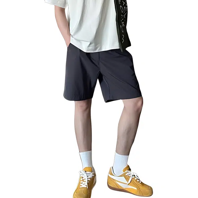 单爵 速干户外运动宽松直筒薄夏季休闲短裤 男女同款