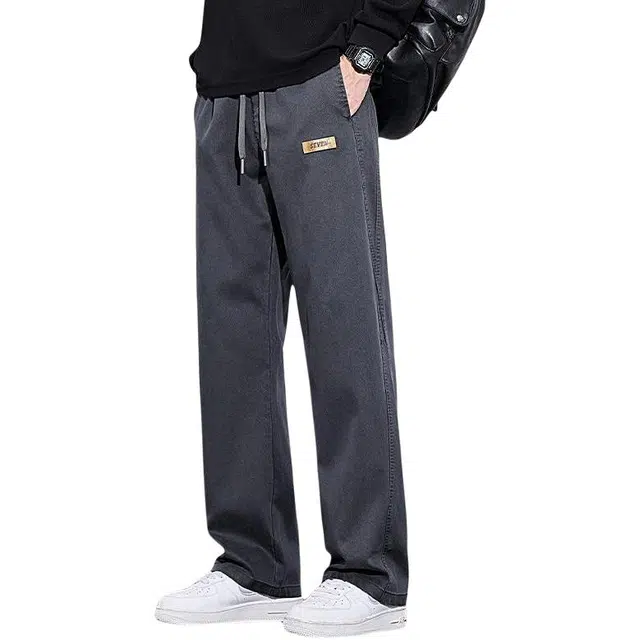 童先森 直筒宽松速干美式高街阔腿薄款休闲裤 男款