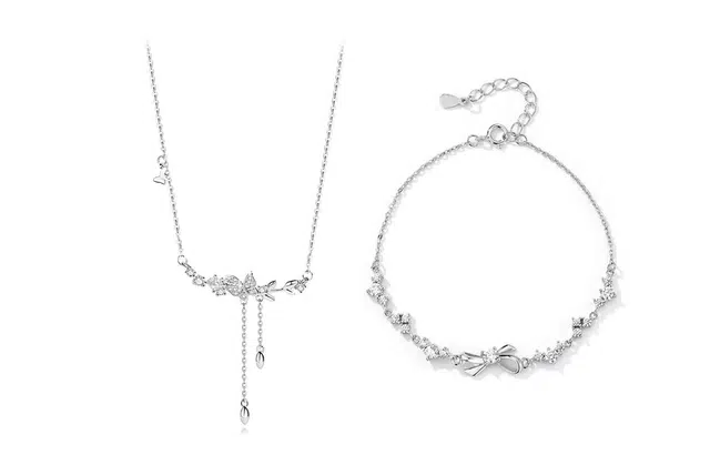 大唐国鼎 花间幸运流苏 轻奢甜美精致高级感 小众设计日常清冷感冷淡风通勤日常 合金 项链 女款