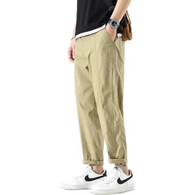 童先森 潮流工装裤日系中腰长裤休闲裤 男款