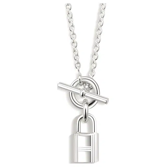 HERMES Amulettes Cadenas Pendent 925