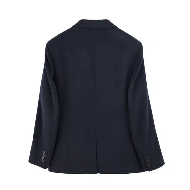 丹宁哲学 高端纯羊绒面料休闲纯色长袖平驳领标准便服单西西装 男款