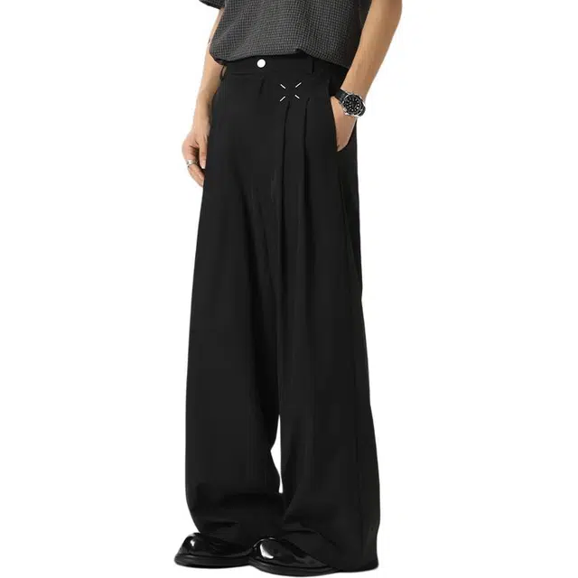 童先森 薄款潮牌百搭痞帅舒适简约潮流西裤休闲裤 男款