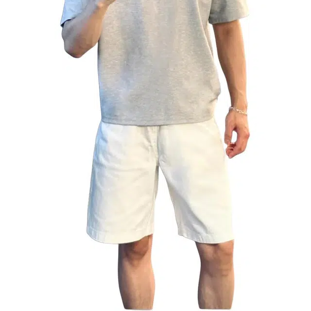 单爵 美式复古休闲夏百搭牛仔短裤 男女同款