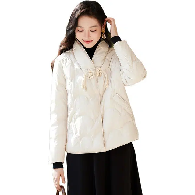 VICTORIA&VERA Minimalist Down Jacket