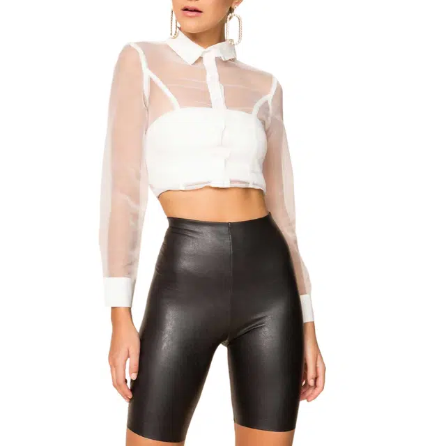 SUPERDOWN Helena Button Up Top