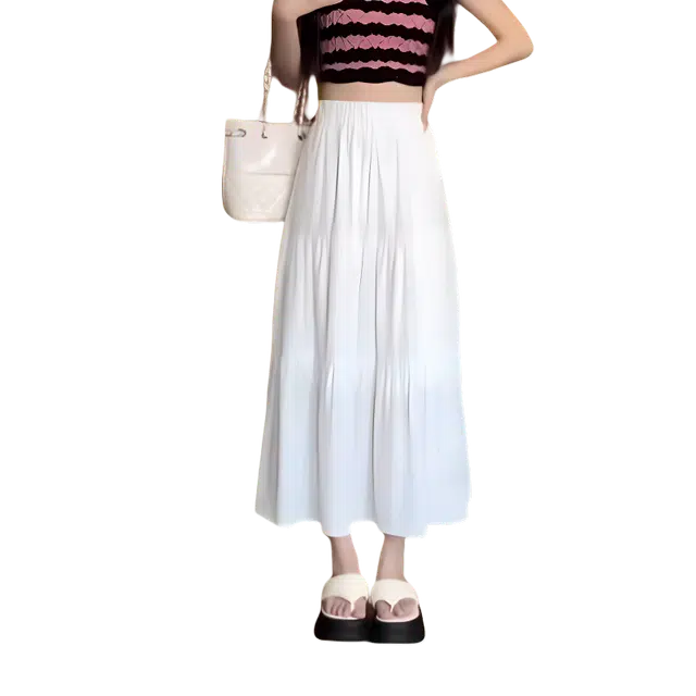 北极绒 复古舒适百搭休闲长裙 女款