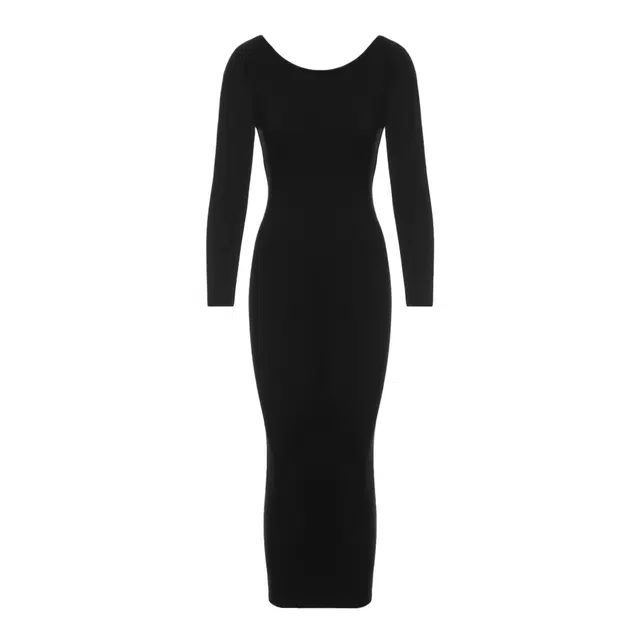 NAKED WARDROBE Open Back Midi Dress NW