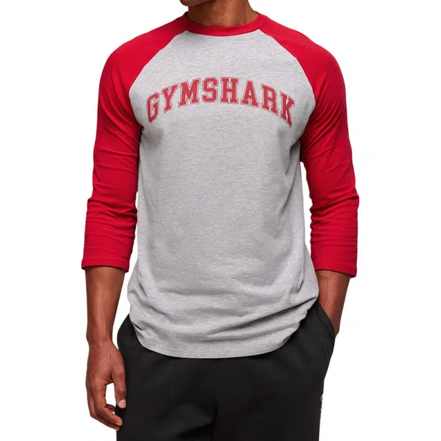 GYMSHARK GSLC Raglan 34 Sleeve logoT