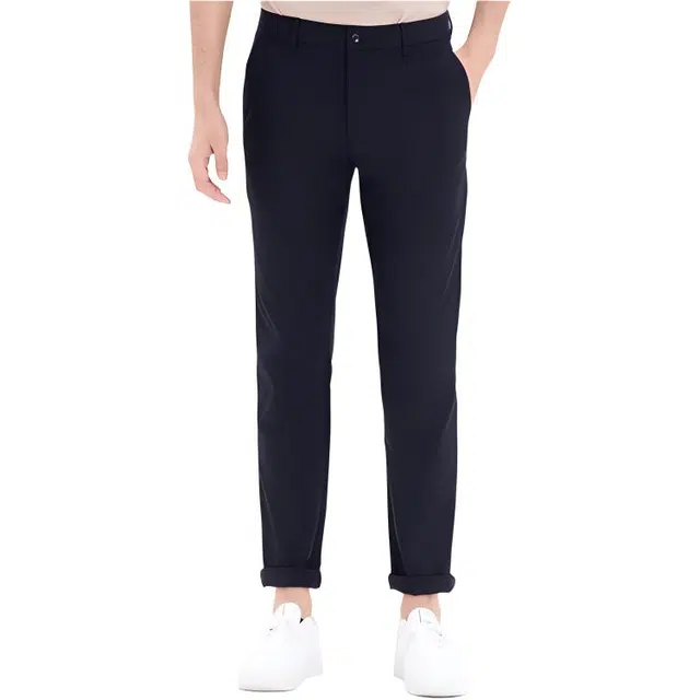依文 舒适商务直筒休闲裤 男款