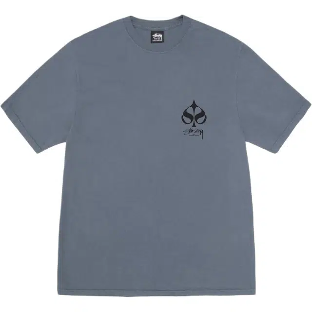 Stussy SS25 SPADE TEE PIGMENT DYED logoT