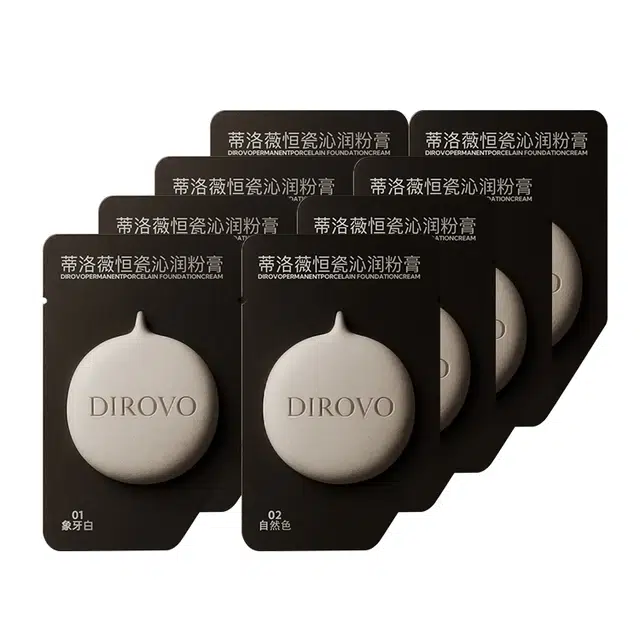 蒂洛薇 水光遮瑕提亮肤色持久不掉妆粉膏 控油清洁持久不晕染不脱妆不卡粉修饰肤色