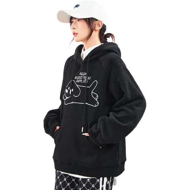 木果果木 拼接舒适简约百搭卫衣 女款