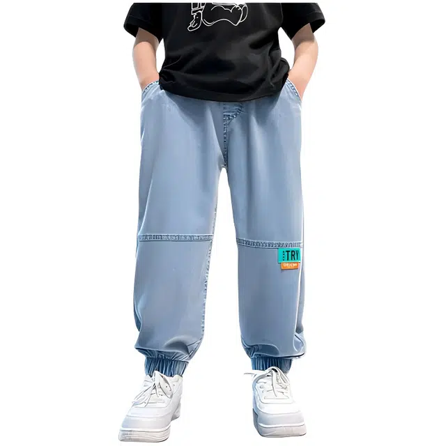 木木兔牛仔裤 潮流时髦亲肤舒适透气时尚 中小童