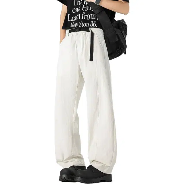 隐狼世家 直筒宽松垂感美式复古工装休闲裤 男款