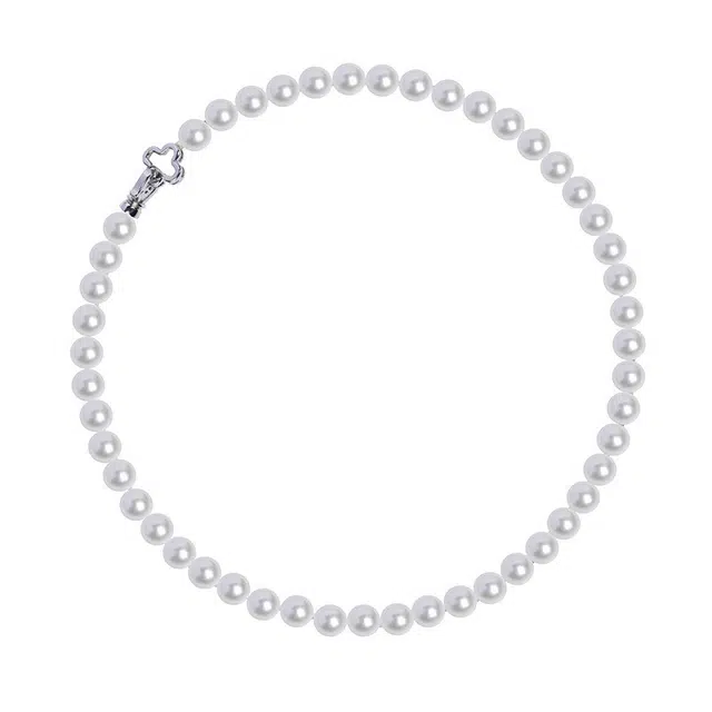 贝诗 经典淡水珍珠套装小众轻奢高级感妈妈链三件套项链手链耳钉淡水珍珠礼盒套装女款