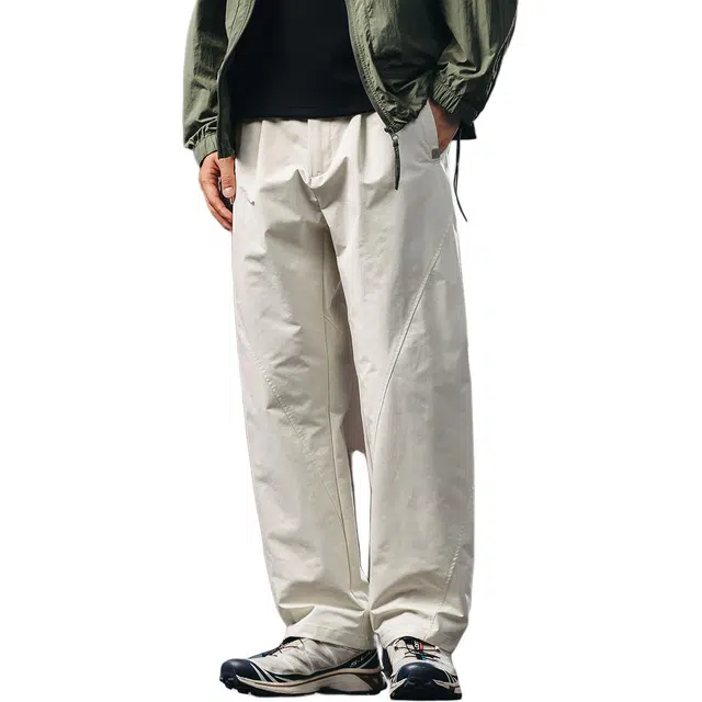 格蓝鹿 薄款宽松版型天花板登山徒步直筒工装裤美式户外中腰日常出游百搭休闲裤 男女同款