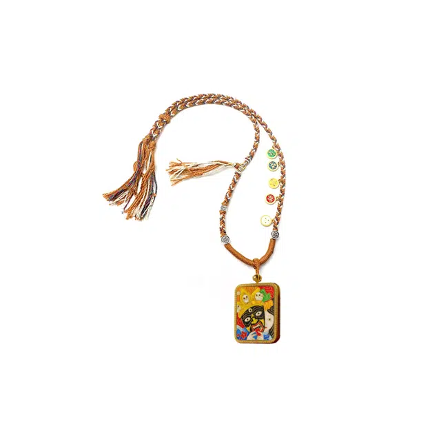 玉临门 福气满满 锦上添花 前世今生 新中式国风民族风挂件手工编织#好运 合金 项链 男女同款情侣款