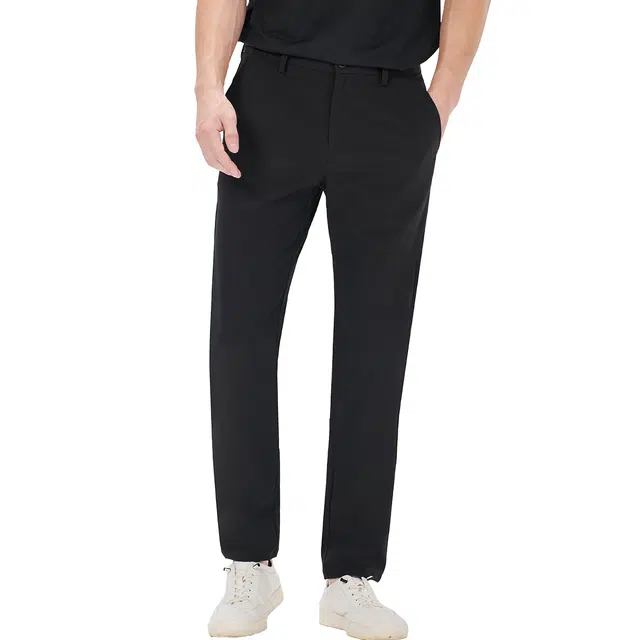 利郎 轻薄款纯色商务侧缝插袋极简风质感百搭休闲裤 男款