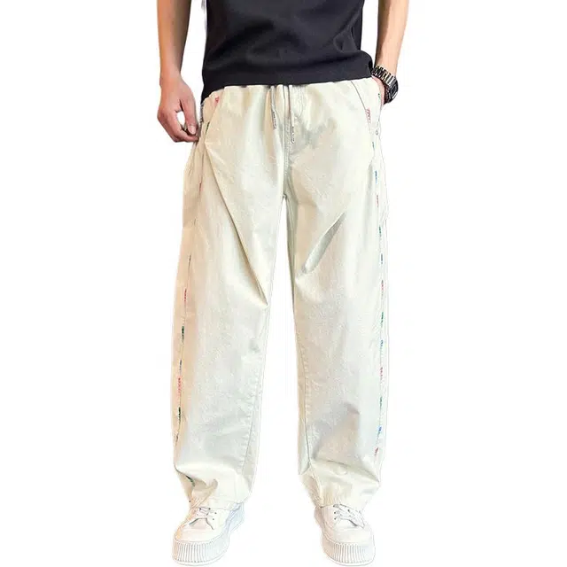 沃马 美式高街高级感流行简约休闲裤 男女同款