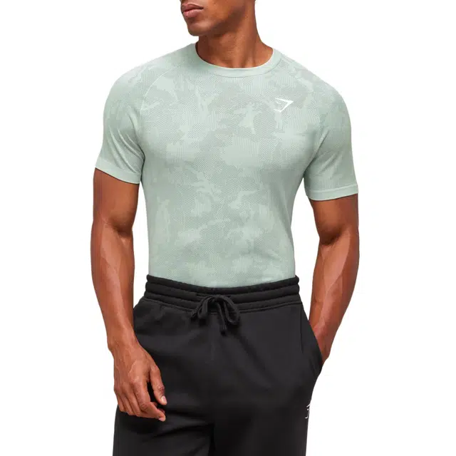 GYMSHARK Geo Seamless T