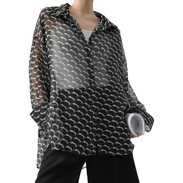 木清清 气质百搭时尚舒适休闲长袖衬衫 女款