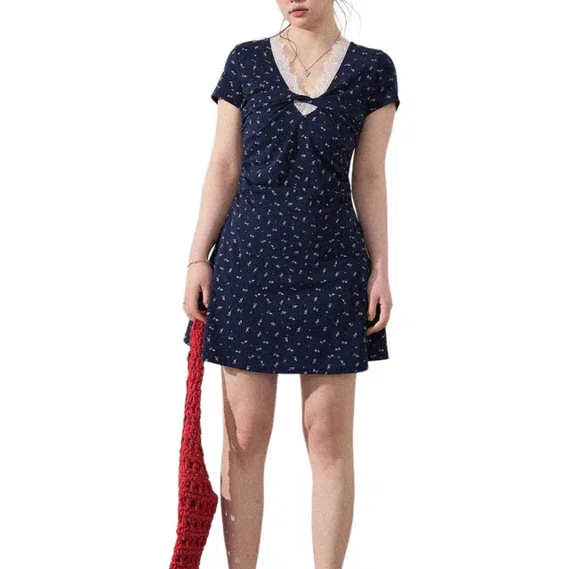 小卷要加油 百搭时尚休闲简约短袖连衣裙 女款