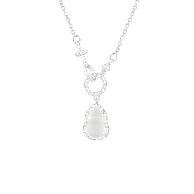 【时来运转】 七小匠 新中式葫芦轻奢小众设计高级高冷气质诸事顺利  好事花生 水逆退散  福录吉样 #好运天然 玉髓 项链 女款