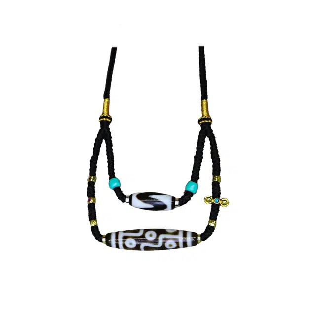 【已祝 福加 持】 玉临门 升职加薪 新藏式民族风天珠精品精选时来运转事业有成旺桃花#好运 玛瑙 项链 男女同款情侣款