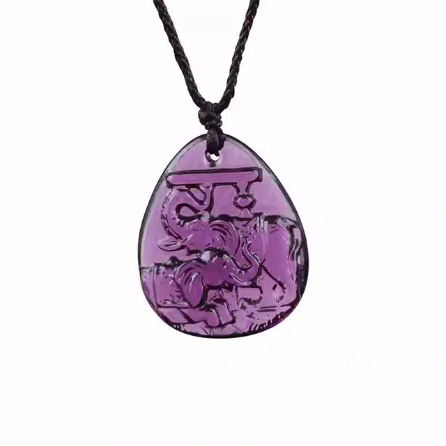 媚之吻 集雅轩宋韶光大师吉祥物 琉璃 项链 男女同款情侣款