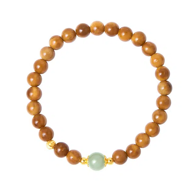 絮物 纯银转运珠轻奢新中式国风小众高级感设计感时尚百搭气质简约款念珠文玩心想事成盘玩#好运 库克 手串 男女同款情侣款