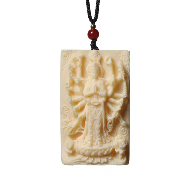 絮物 国潮新中式复古风招财纳福轻奢高级感文玩盘玩考试考研考公上岸逢考必过#好运再造 象牙果 项链 男女同款情侣款