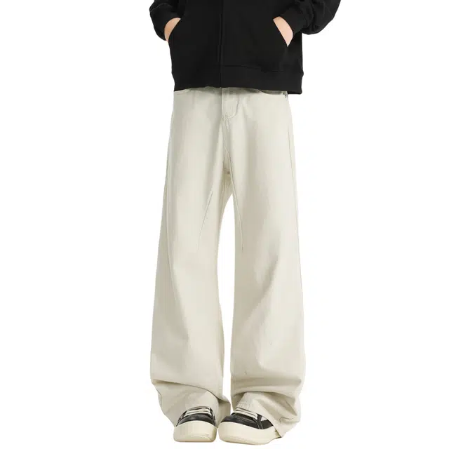 BOTH PLAY Cleanfit Wide Leg Cargo Pants