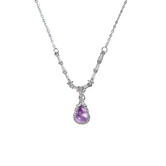 龙弗 「紫韵·福生」灵葫纳吉福禄招财时来运转新中式葫芦福缘绵长生生不息时尚精致百搭紫气东来轻奢高级感 玉髓 项链 女款