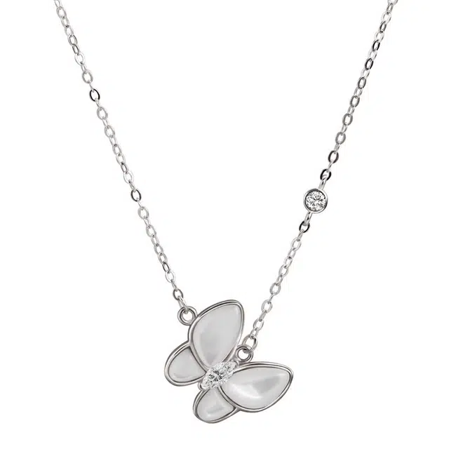 butterfly necklaceins S925